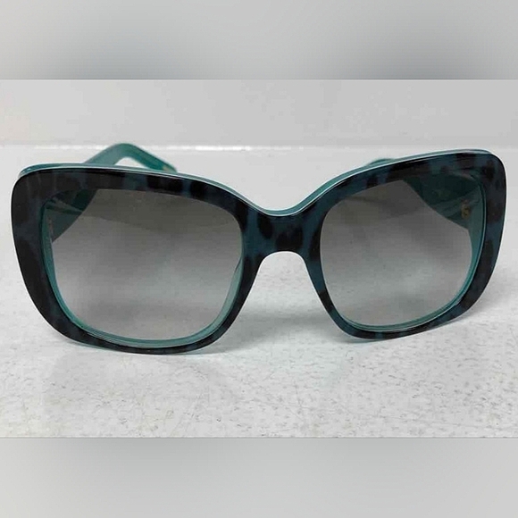 Dolce & Gabbana Teal and Black Sunglasses with COA certificate main image 7